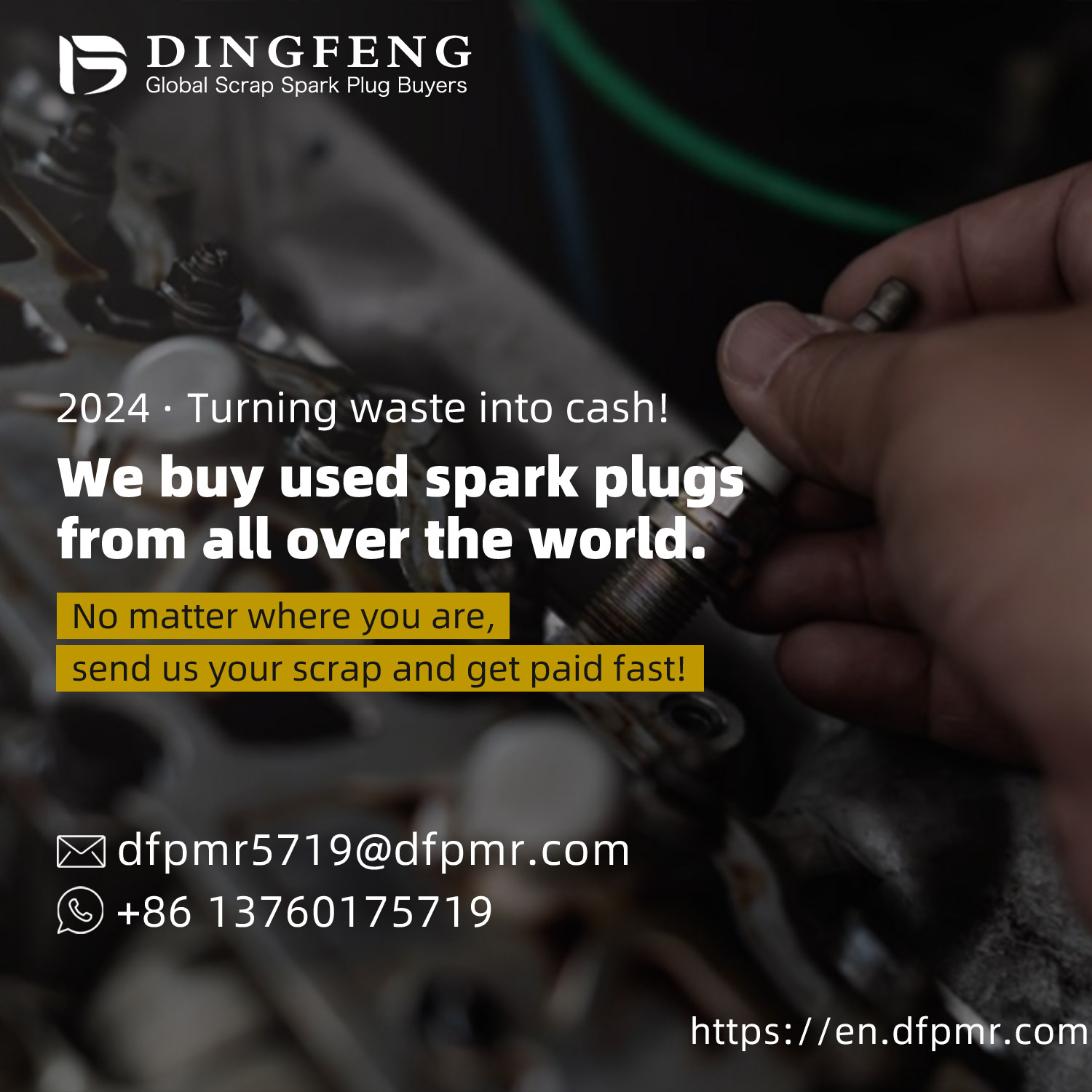 Iridium Platinum Spark Plug Recycling 