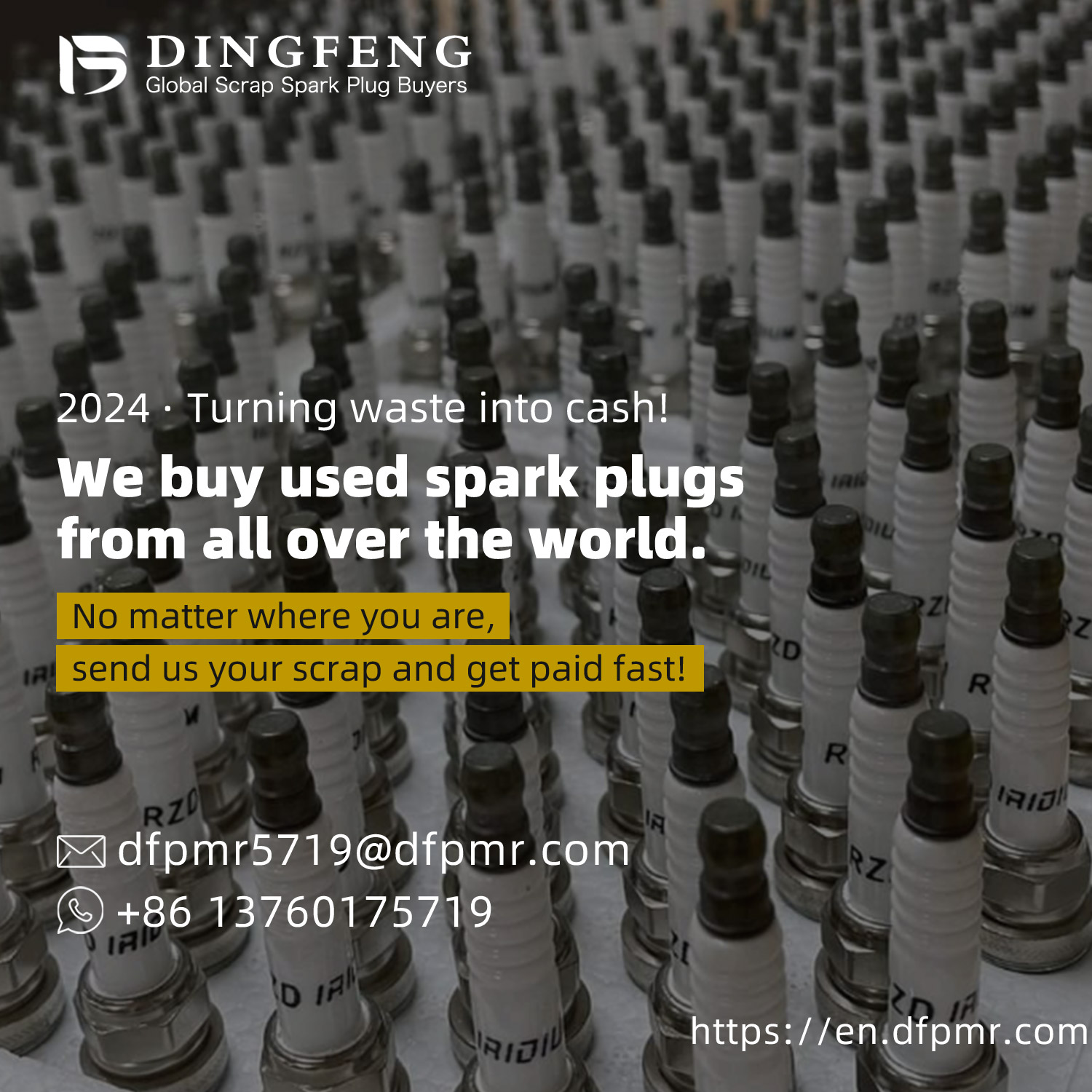 Iridium Platinum spark plug recycling_  spark plug recycling